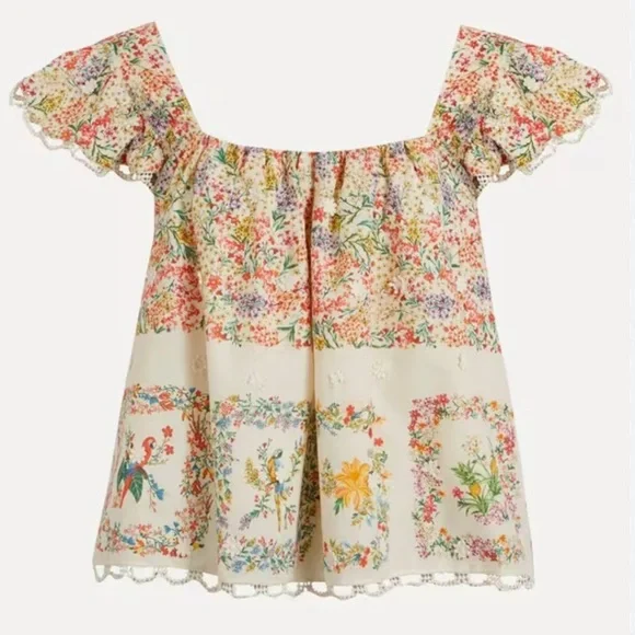 FARM Rio Delicate Forest top- Small - Picture 1 of 3